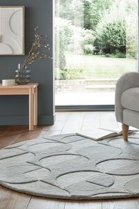 Килим Гиги Сив 160X160 см, кръгъл, Flair Rugs