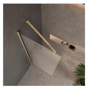 Параван за баня RIVELLE Gold, 60-80×200 см, 8 мм - 60х200 см