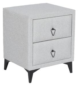 Нощно шкафче KOLAJEN LINEN, сив