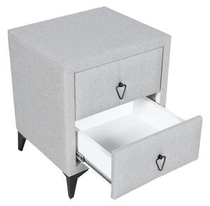 Нощно шкафче KOLAJEN LINEN, сив