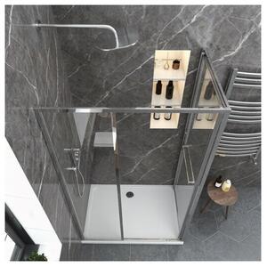 Душ кабина GRAZIANA, прозрачно стъкло, хром - 80х80х200 см