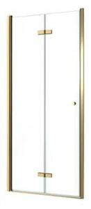 Пaраван за баня BRUSH GOLD, сгъваем, 90х200 см, злато