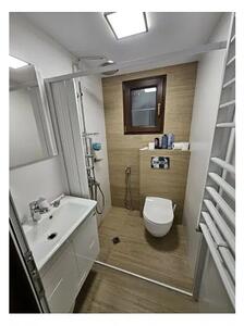 Параван за баня FLEX, хармоника, 60-170x185 см, обков PVC - бял - 60-80х185 см