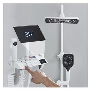 Душ система ELITE Pro 25, термостатен смесител, пиано бутони, Led дисплей - Сив