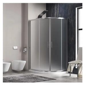 Душ кабина FLORA 650, асиметрична, хром