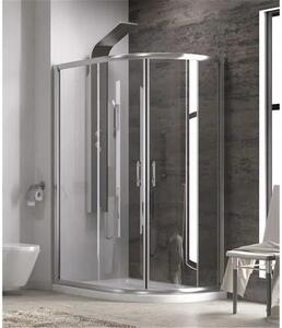 Душ кабина FLORA 650, асиметрична, хром