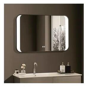 Огледало за баня LED MIRROR, 60х90 см - Черен