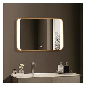 Огледало за баня LED MIRROR, 60х90 см - Злато