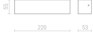 Градински фенер LED CAMARGUE, 230V 6W 3000K - Сив