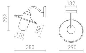 Градински фенер BEACON, 230V E27 60W