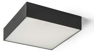 Плафон LED LARISA SQ, 230V 3000K - Черен, 22х22х5.8 см