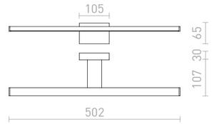 Лампа за баня LED PALEA 500, 230V 7W 3000K