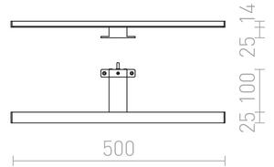 Лампа за баня LED BALEA 50, 230V 7W 3000K