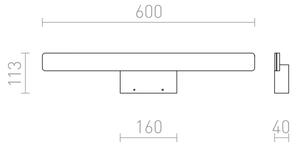 Лампа за баня LED MAREA 60, 230V 18W 3000K