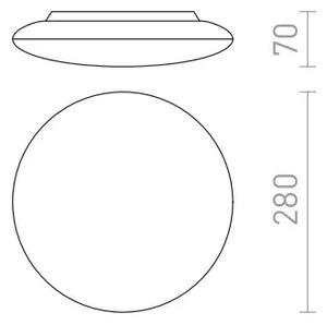 Лампа за баня LED SASSARI, 230V 24W 3000K