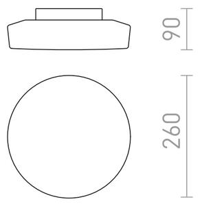 Лампа за баня LED ZARA 26, 230V 12W 3000K