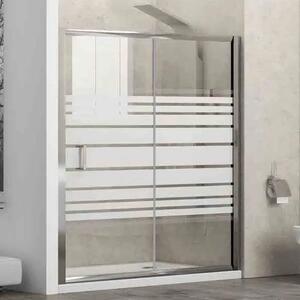 Параван за баня NEW FLORA 500, хром