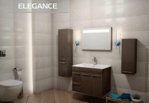 Комплект шкафове за баня ELEGANCE, кафяв