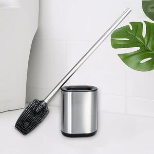 Четка за тоалетна чиния ICA 7288, хром