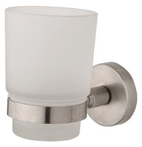 Стъклена чаша за четки INOX SATEN