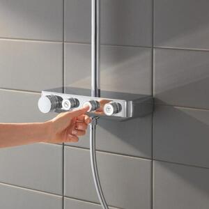 Душ система с термостатен смесител GROHE CUBE Euphoria SmartControl 310, хром