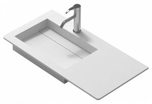 Мивка за баня ICB 38130, полимермраморен камък - Дясно
