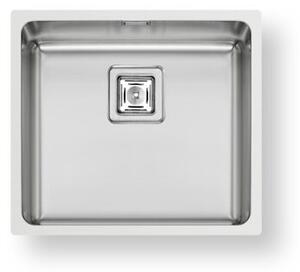 Мивка за кухня LUME 1B, за вграждане, инокс - 45х40 см
