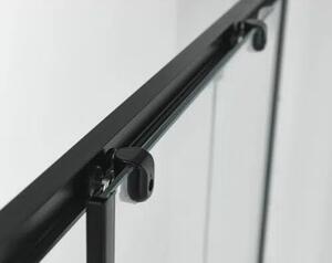 Правоъгълна душ кабина ELITE Black, в черно - 80х100х195 см