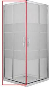 Врата и стационарно стъкло за душ кабина PRO-LINE - 80х200 см