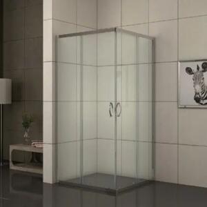 Квадратна душ кабина EASY ASSEMBLE, хром