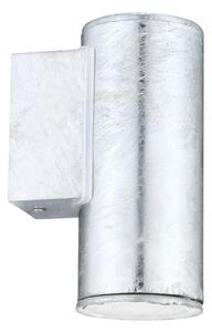Eglo 30908 - LED външна стенна лампа RIGA 1xGU10/2,8W/230V IP44 сребриста