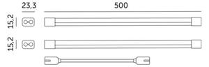 LED осветително за растения GROWLY 2xLED/8,5W/230V бяло