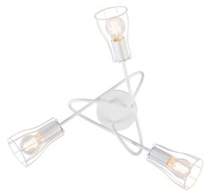 Повърхностен полилей OXFORD 3xE27/15W/230V бял
