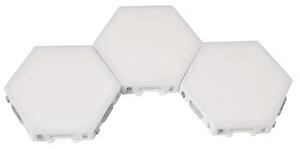 Модулен TOUCH LED панел, тип „Honeycomb“, комплект от 3 броя