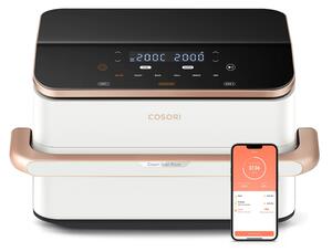 Фритюрник с горещ въздух Cosori Dual Blaze TwinFry CAF-TF101S, 10L, Бял