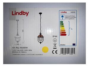 Lindby - Екстериорен пендел CLINT 1xE27/60W/230V IP44