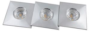 Rabalux 1079 - Комплект от 3 вградени таванни LED осветителни тела за баня RANDY 3xLED/4W/230V hr