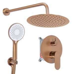 Душ система за вграждане Rea Drop Brush Copper + BOX