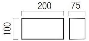 Redo 90325 - LED външно осветително тяло KODIAK LED/8W/230V 4000K 20 cm IP65 бяло