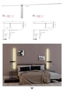 Redo 01-2744 - LED стенен аплик TANGENT LED/13W/230V CRI 90 бял