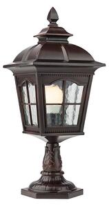 Redo 9652 - Външна лампа YORK 1xE27/70W/230V IP44 кафява