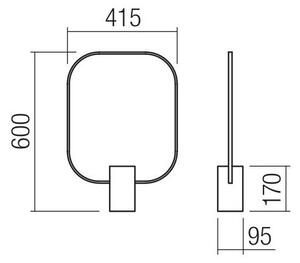 Redo 01-1226 - Димируема LED настолна лампа DOM LED/21W/230V бяла