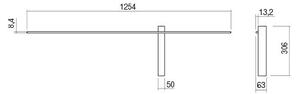 Redo 01-2201 - LED стенно осветително тяло TANGENT LED/14W/230V 3000K черно
