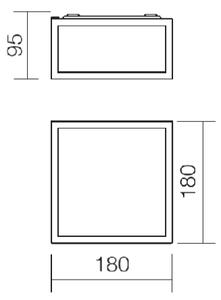 Redo 01-1236 -LED Плафон за баня EGO LED/12W/230V IP44, блестящ хром
