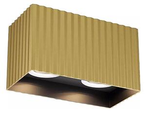 Redo 01-3411 - Точково осветително тяло DELPHI 2xGU10/7W/230V 16,1x8,1 cm златисто