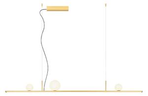 Redo 01-4301 - LED димируем полилей на кабел DUNE LED/48W/230V златист
