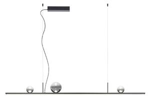 Redo 01-4302 - LED димируем полилей на кабел DUNE LED/48W/230V черен/димчат