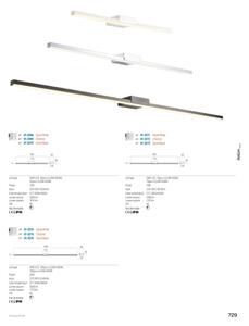 Redo 01-3273 - LED осветление за огледало за баня ASTON LED/18W/230V IP44 черно