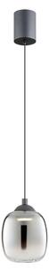 Redo 01-3486 - LED полилей на кабел KHADI LED/6W/230V CRI90 диам. 12 cm черен/димчат