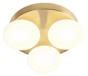 Redo 01-4307 - LED таванно осветително тяло за баня OVUM 3xLED/5W/230V IP44 месинг